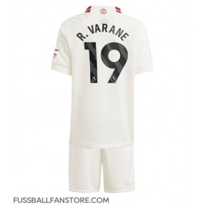 Manchester United Raphael Varane #19 Replik 3rd trikot Kinder 2023-24 Kurzarm (+ Kurze Hosen)